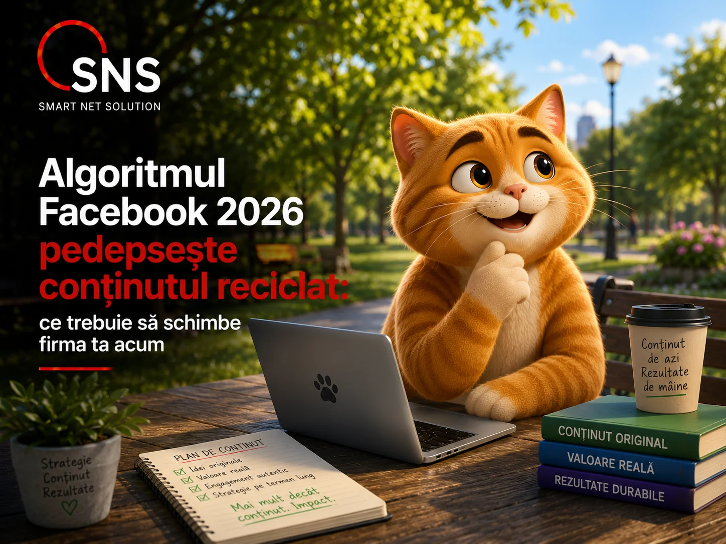 Algoritmul Facebook 2026 pedepsește conținutul reciclat: ce trebuie să schimbe firma ta acum