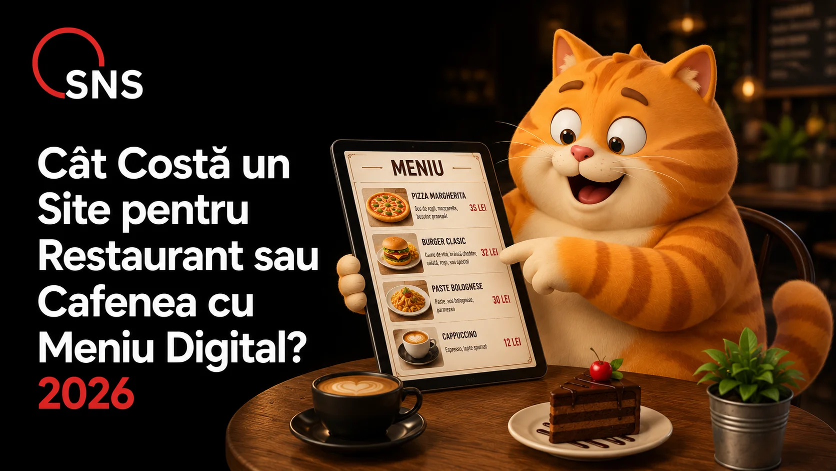 Cât Costă un Site pentru Restaurant sau Cafenea cu Meniu Digital? 2026