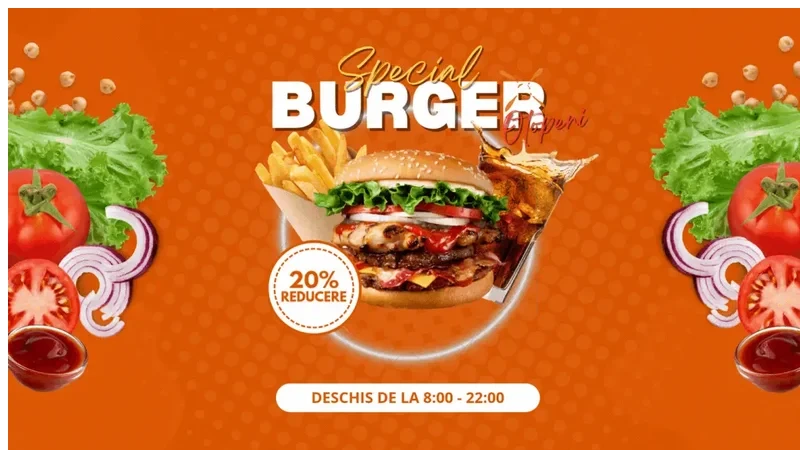Burger Shop Website & SMM